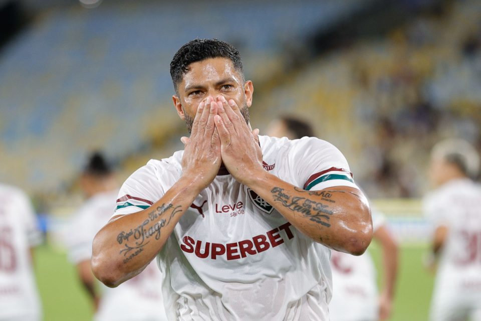 RIO DE JANEIRO, RJ, 12.07.2026- FLUMINENSE-BAHIA: Hulk faz gol de penalti e comemora durante a partida amistosa entre Fluminense e Bahia realizada no estádio do Maracanã, neste domingo (12/07).(Foto: Rudy Trindade/Themapress/Folhapress)