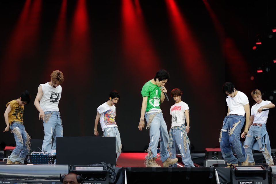 RIO DE JANEIRO, RJ, 11.09.2026-ROCK IN R IO-NEXZ: Show do NEXZ no palco mundo no quinto dia do Rock In Rio no Parque Olímpico nesta sexta-feira (11/09). (Foto: Rudy Trindade/Themapress/Folhapress)