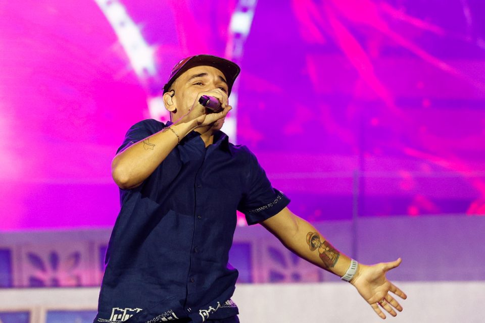 RIO DE JANEIRO, RJ, 12.09.2026-ROCK IN RIO-JOAO GOMES: Show do João Gomes no palco Sunset no sexto dia do Rock In Rio no Parque Olímpico neste sábado (11/09). (Foto: Rudy Trindade/Themapress/Folhapress)